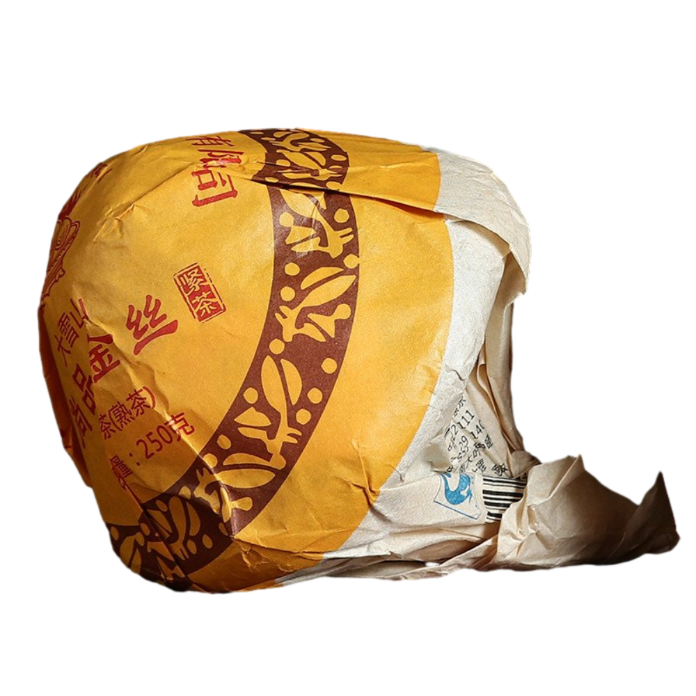 상 운남 보이차 2017년하관대설산상품금사긴차 250g 숙차 마고타