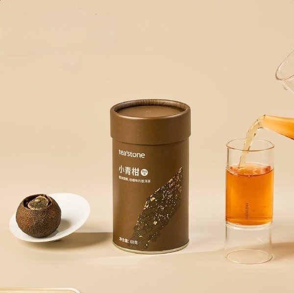 teastone 소청감 보이차 신회 진피 운남 노숙보 잎차 60g