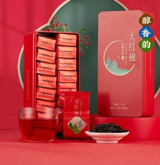 대홍포 250g 특급 농향형 복건 무이산암차 우롱차