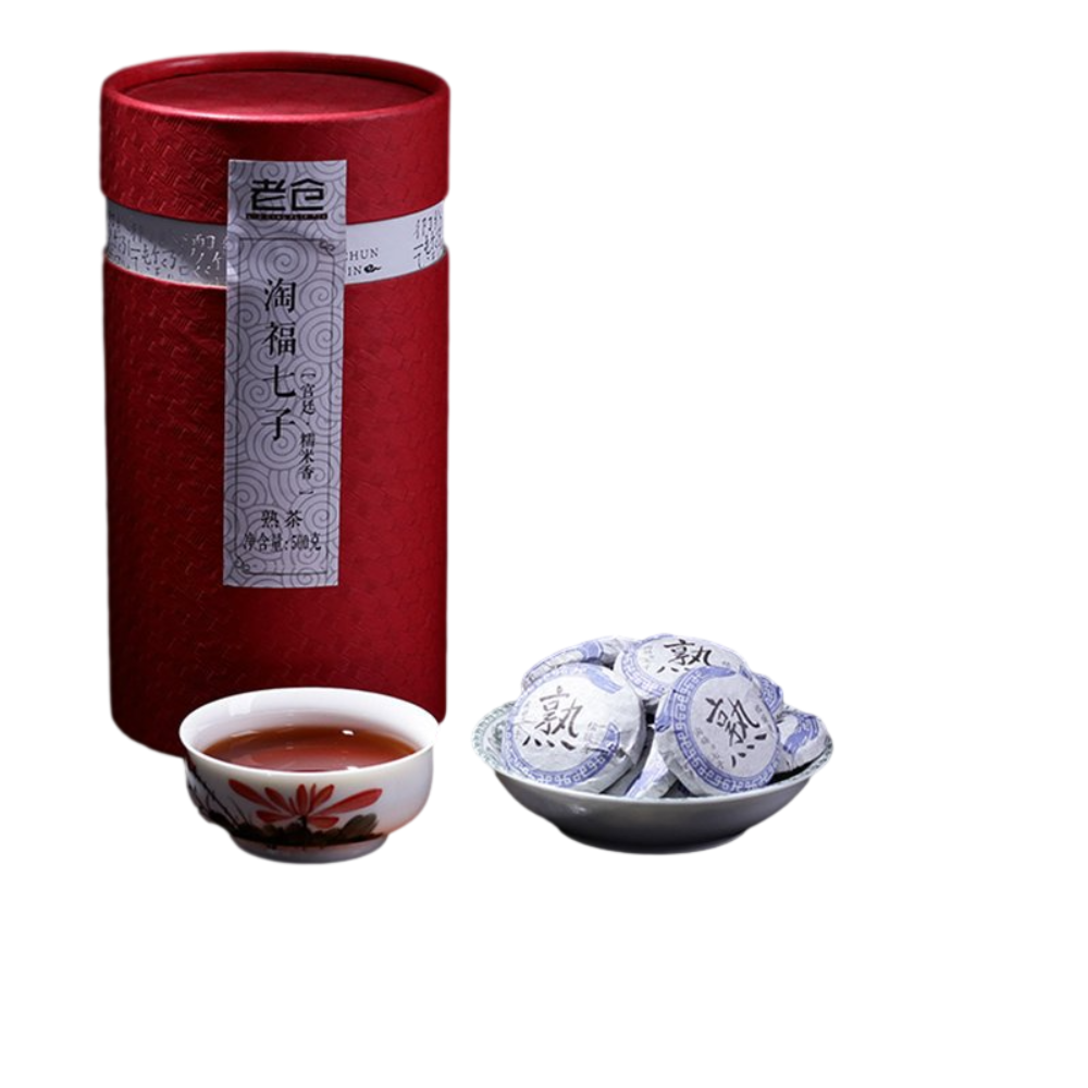 노창고 나미향 보이차 숙차 소타차 도복7자나숙병500g 운남 궁정