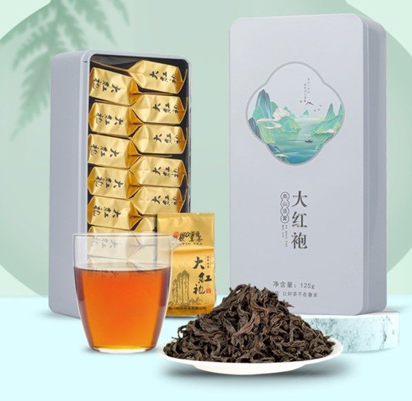 무이산 정암 대홍포 차잎 우롱차 농향형1급 육계 차잎500g