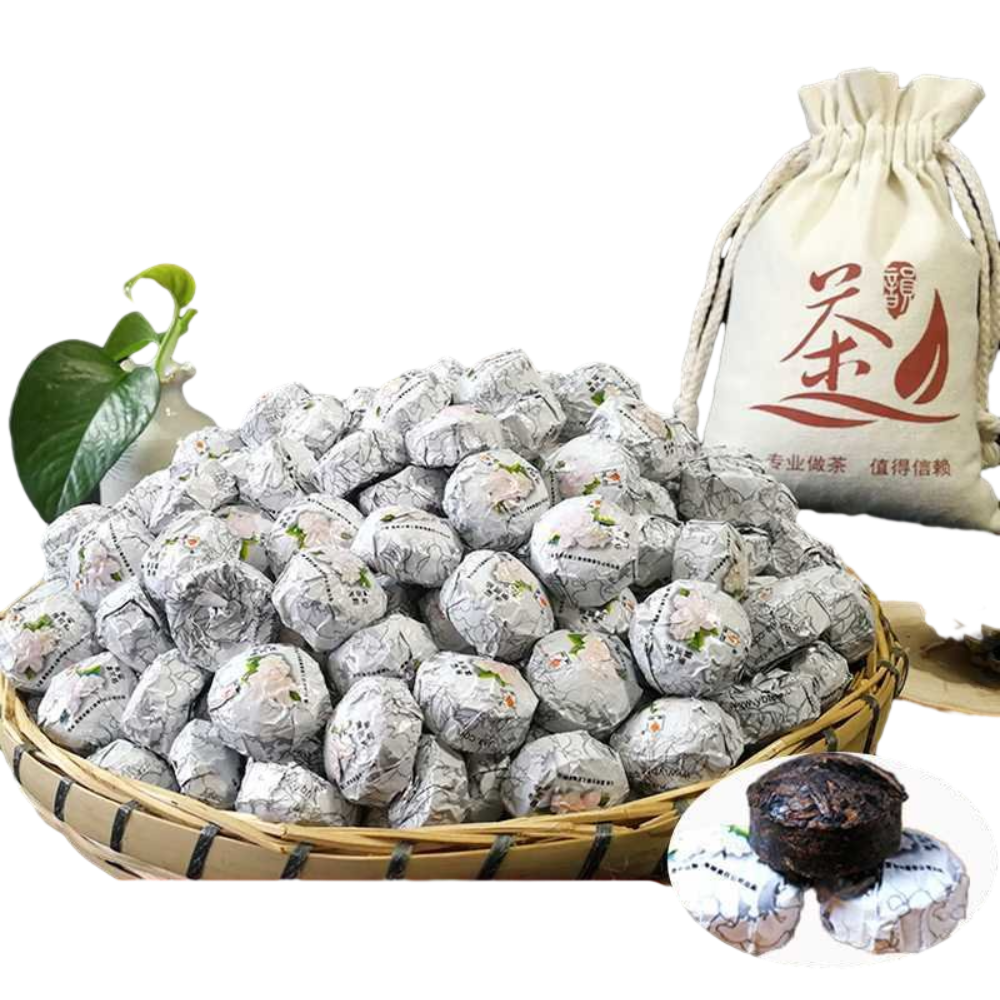 역방 말리화향차 보이 숙차 숙보이 소타차 운남 맹해 보이차 타40g